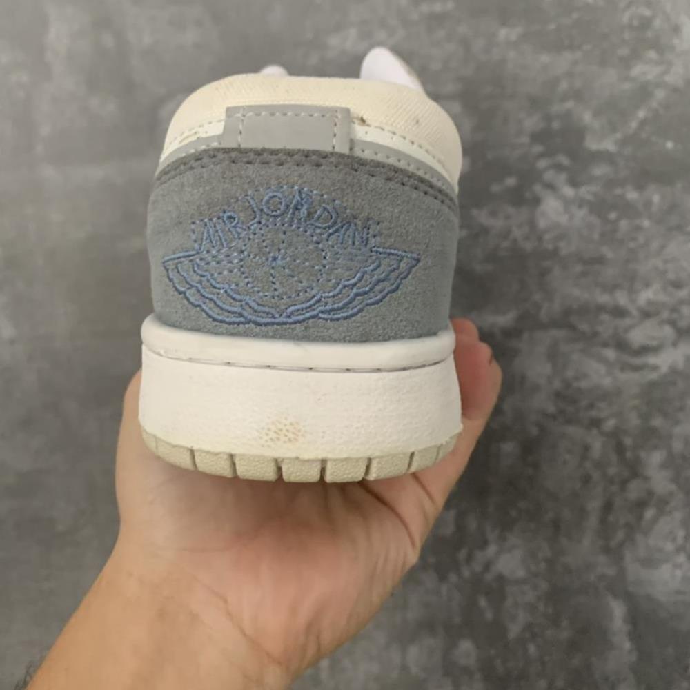 Giày thể thao AIR JORDAN 1 Low Paris thấp cổ màu xám xanh