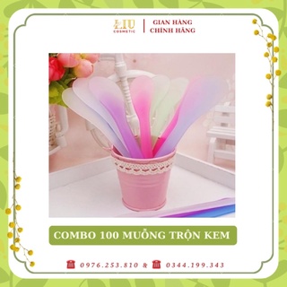 [COMBO 100 MUỖNG] MUỖNG TRỘN KEM MUỖNG KHUẤY KEM, QUE TRỘN KEM