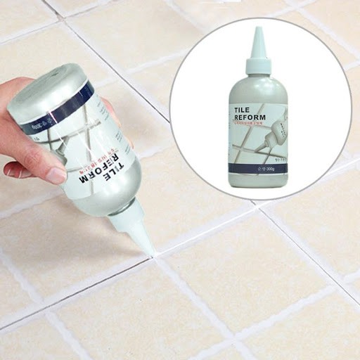 Sơn Kẻ Chỉ Gạch Cao Cấp LKB 300ml - Keo chà ron sứ làm mới mạch gạch sàn nền nhà tắm, tường, bồn rửa chén