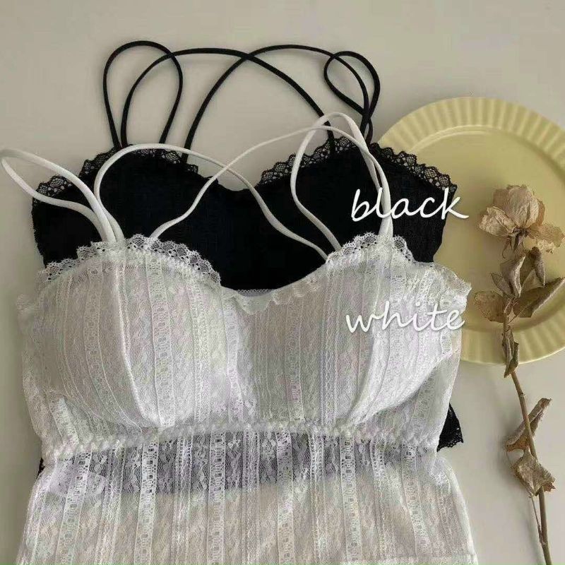 áo 2 dây ren có mút cao cấp - bra