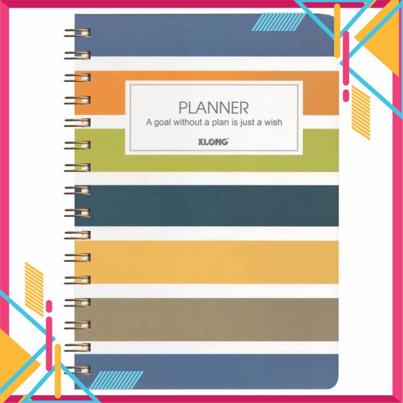 [Sổ vở đẹp] Sổ kế hoạch Planner lò xo kép A5 72,4g/m2; MS: 945