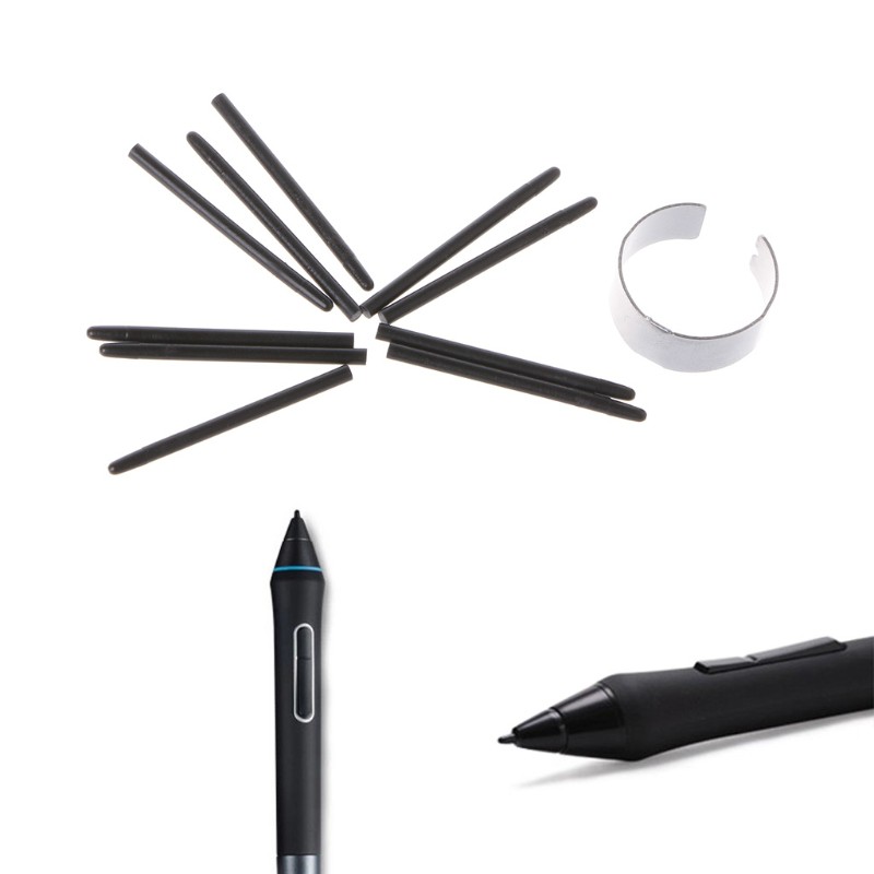 Bộ 10 ngòi bút cảm ứng màu đen dành cho máy tính bảng WACOM