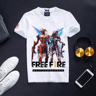 [GIÁ XƯỞNG] Áo Thun Free Fire  Màu Trắng - Thẻ Vô Cực Mùa 13