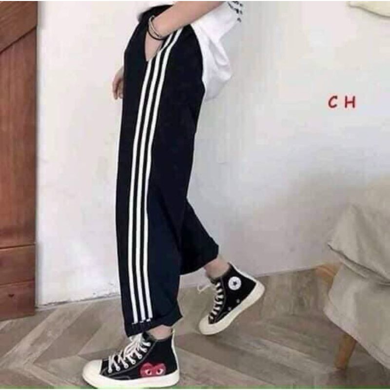 Quần ống rộng 3 sọc thể thao cá tính 1991xshop