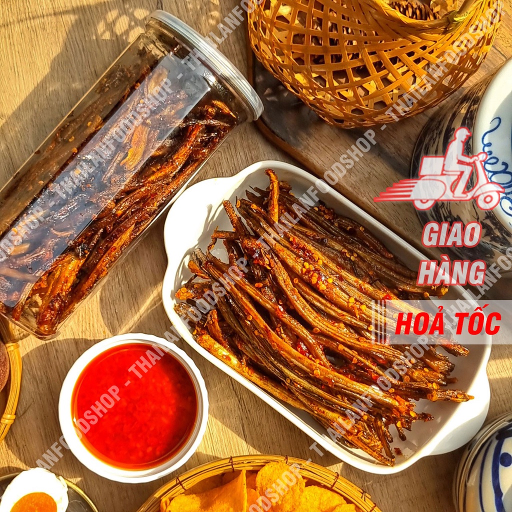 Khô Cá Kèo Sate Ram Giòn Lon 250Gram - Ăn Liền