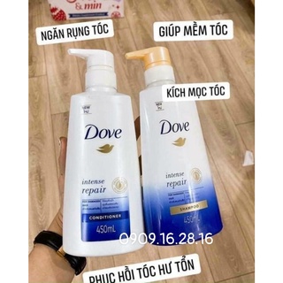 Set dầu gội và xả dove thái lan 425ml - 450ml