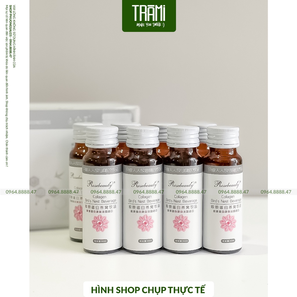 [Mã COSDAY giảm 8% đơn 150K] [CHÍNH HÃNG] Nước Uống Trắng Da Rosebeauty Collagen Bird's Nest Beverage.