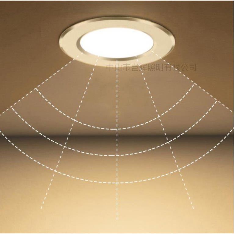 Bộ 50 Đèn LED âm trần đổi màu 7w viền bạc/vàng, đèn trang trí giá rẻ
