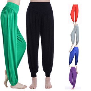 Quần alibaba dài màu trơn thời trang cho nữ
