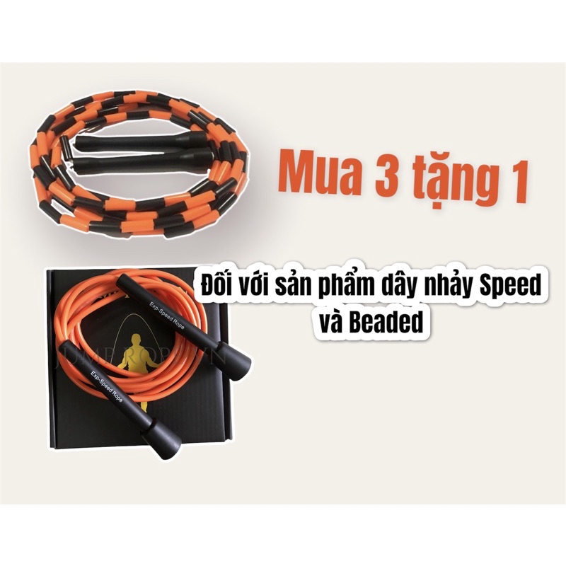 Dây Nhảy Tốc Độ - Pvc Speed Rope - Dây Nhảy Thể Lực - Hỗ trợ giảm cân - Jump Rope VN