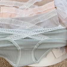 [ HÀNG CAO CẤP ] Quần lót bầu cạp chéo, mix ren nơ, mềm mịn, 100% cotton kháng khuẩn mặc bầu và sau sinh BE029