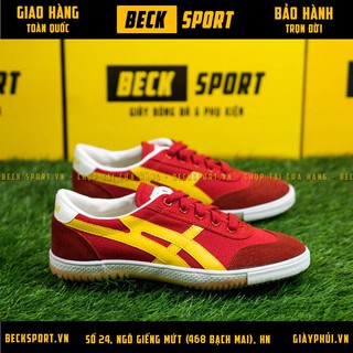 [Freeship]Giày Bata Chính Hãng Warrior Siêu Phủi Đỏ Viền Vàng