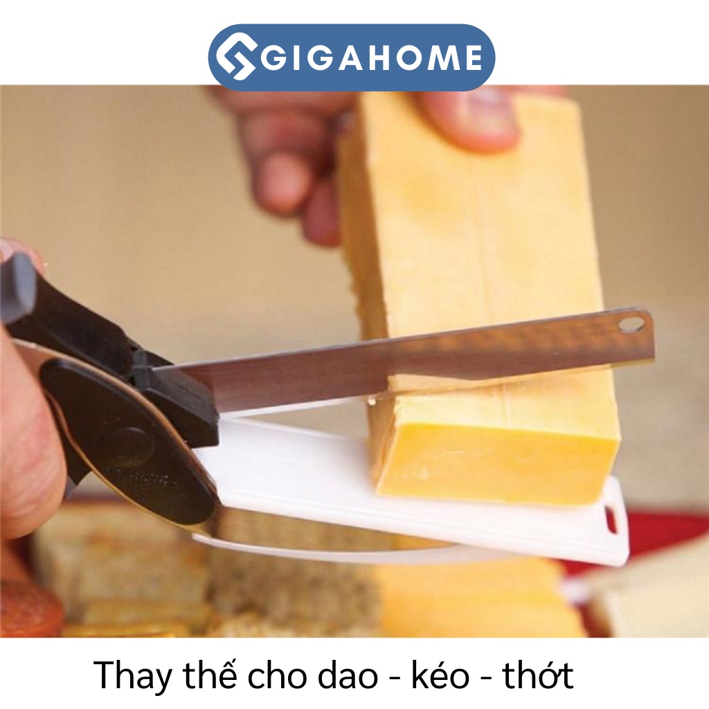 Kéo Cắt Thực Phẩm, Rau Củ Đa Năng GIGAHOME 3in1 Không Cần Thớt 2544
