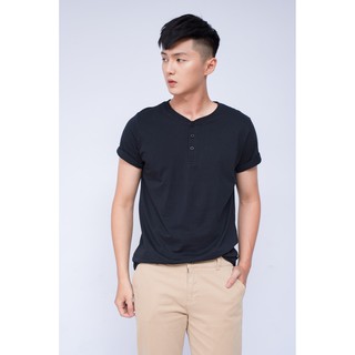 Áo Thun BOO NAM ÁO CỔ HENLEY BOO