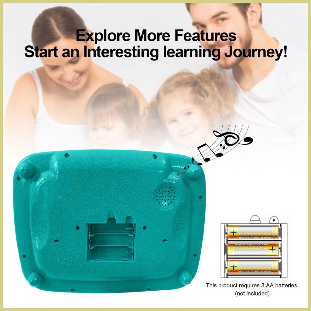 Máy Tính Bảng Đồ Chơi Dạy Học Tiếng Anh Với Màn Hình LED Cho Bé Trai Mẫu Giáo aseavn