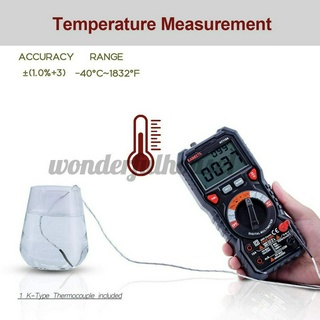 Digital Multimeter 6000 Counts Ohmmeter Auto-Ranging Fast Accurately Measures