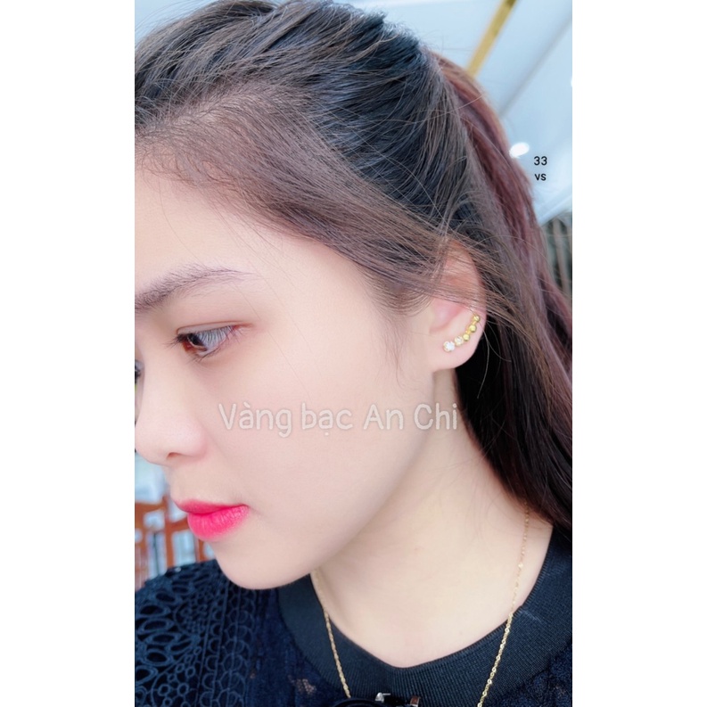 Bông tai nữ/khuyên kẹp vành mới 2021 hottrend hàn quốc Vàng bạc an chi cam kết bảo hành chất lượng sản phẩm