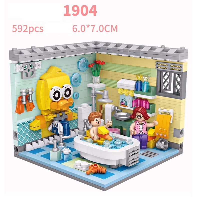 Đô chơi lắp ráp nhà búp bê hãng LOZ