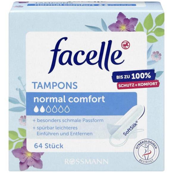 Băng vệ sinh Tampon Facelle Đức đầy đủ size