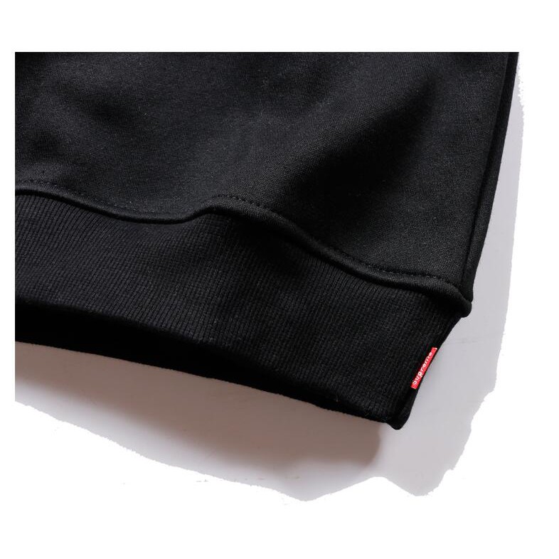 Áo Sweater Vải Cotton Cổ Tròn Thêu Chữ Supreme Thời Trang Cho Nam Nữ | BigBuy360 - bigbuy360.vn