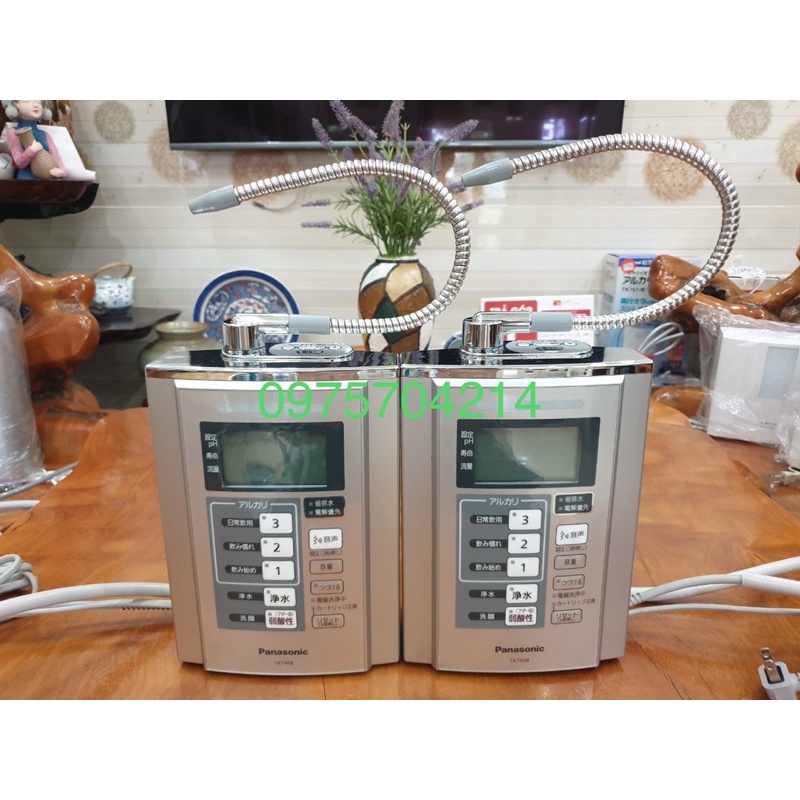 Máy lọc nước điện giải ion kiềm Panasonic TK7408. Hàng xài lướt mới 95%.