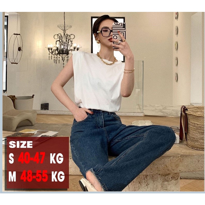 Áo thun tay hến độn đệm vai nữ đen trắng , áo phông kiểu hàn quốc sang chảnh hot trend 100% cotton mềm mịn