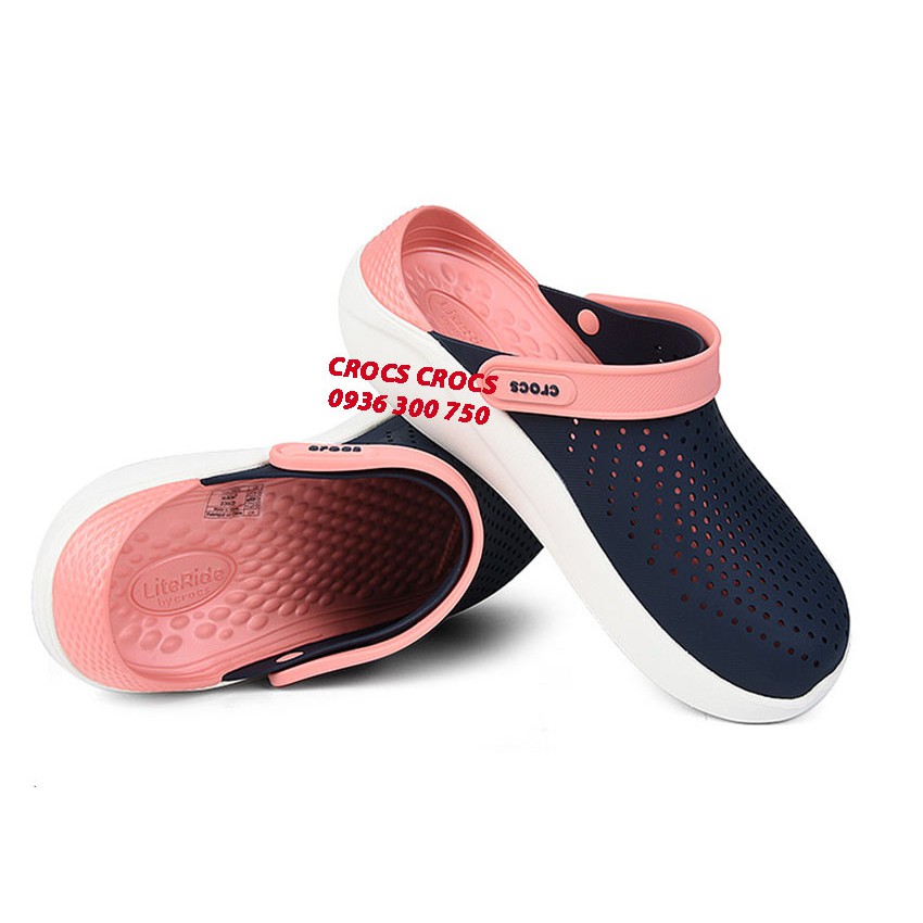 DÉP SỤC C.ROC.S. LITERIDE MÀU NAVY LÓT CAM | BigBuy360 - bigbuy360.vn