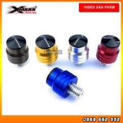 FreeShip- Ốc chân gương xe máy nhôm CNC có lắp bịt.Dùng cho các dòng xe Honda