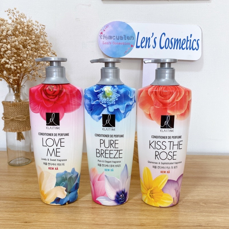 Dầu Xả Elastine Hương Nước Hoa - 3 Mùi Hương 600ML