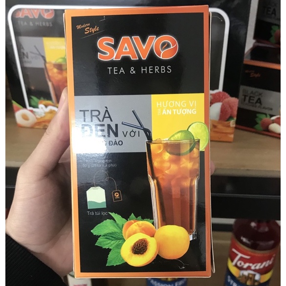 SAVO TRÀ TÚI LỌC - VỊ ĐÀO