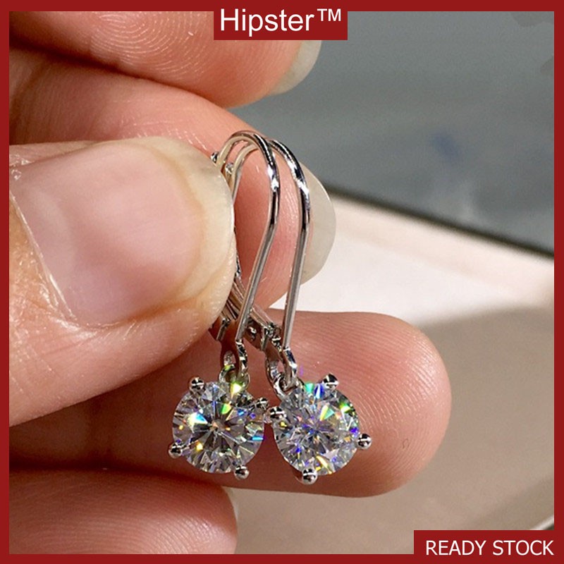 Bông Tai Đính Đá Thiết Kế Sang Trọng Cho Nữ