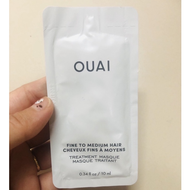 Sample mẫu thử Mặt nạ phục hồi tóc hư tổn Ouai 10ml dành cho tóc thường và tóc dày