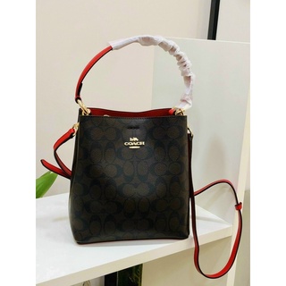 🎀 SẴN - TÚI COACH DA BUCKET 2312