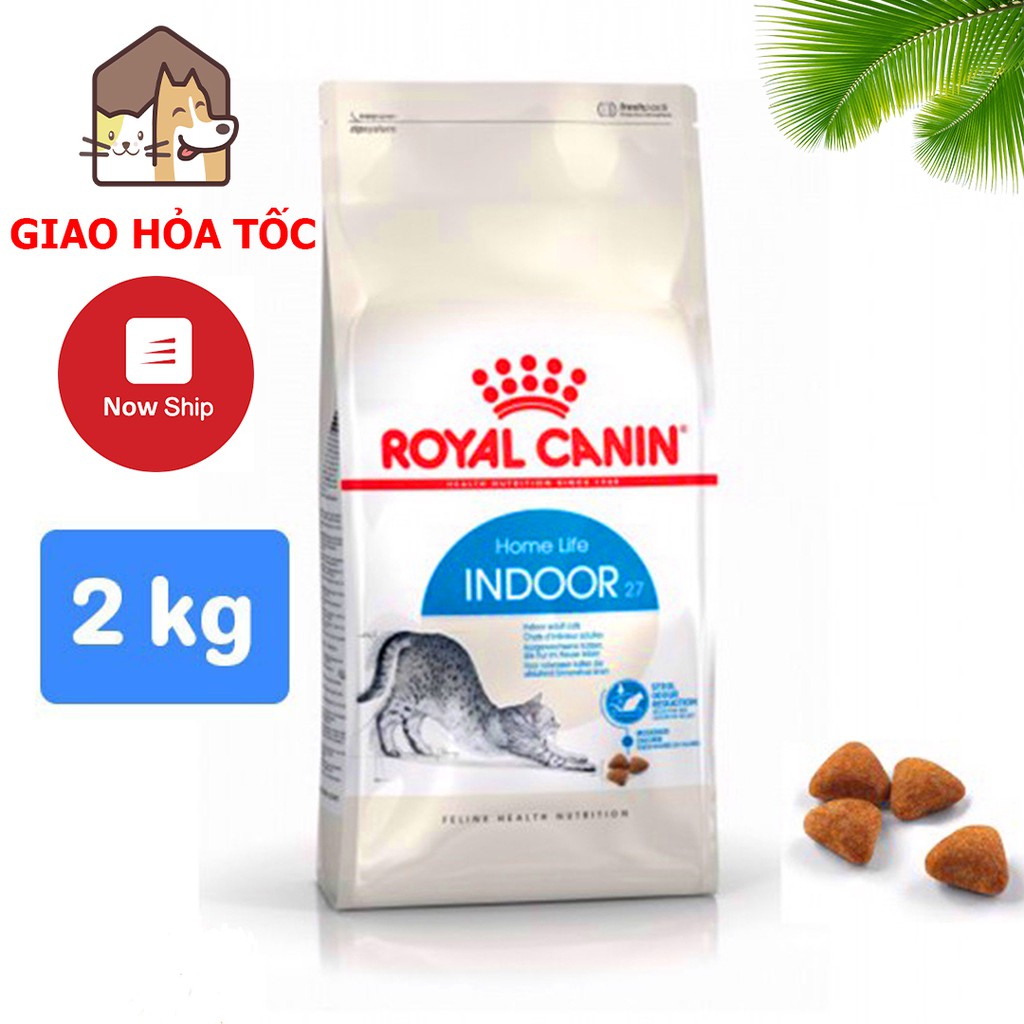 (Túi 2kg) Hạt Royal Canin Indoor 27 - Thức Ăn Hạt Cho Mèo Trưởng Thành