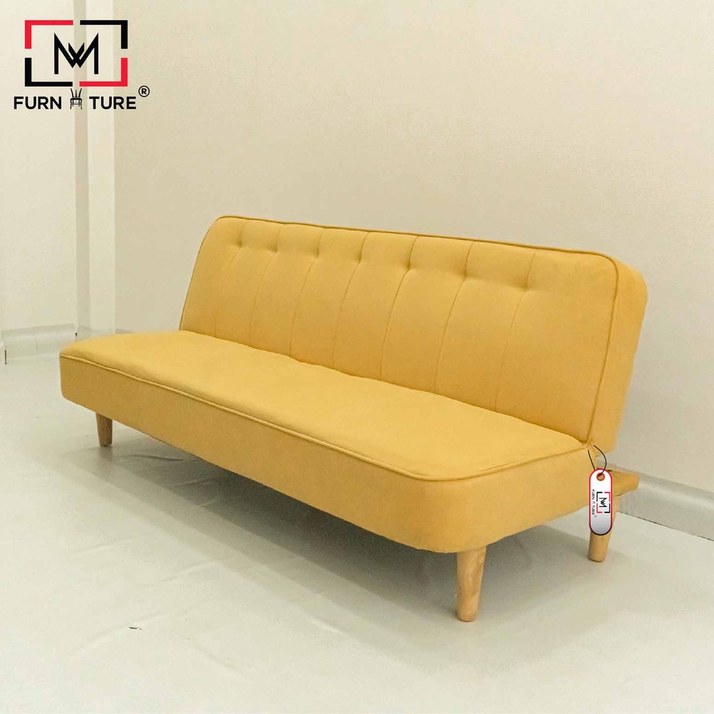 Sofa giường thông minh bật thành giường cao cấp màu vàng Navy thương hiệu MW Furniture