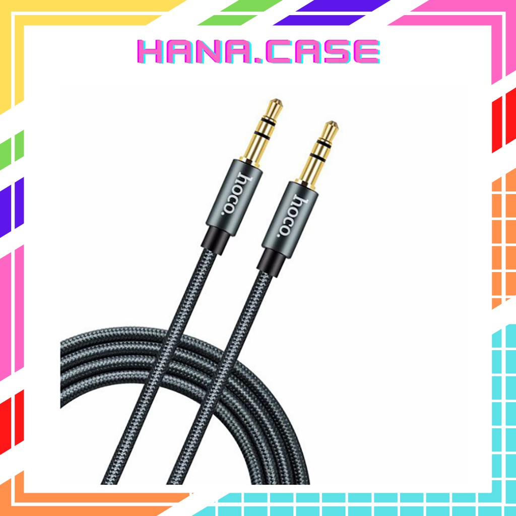 Cáp âm thanh jack 3.5mm Hoco UPA03 AUX dài 1m hana.case