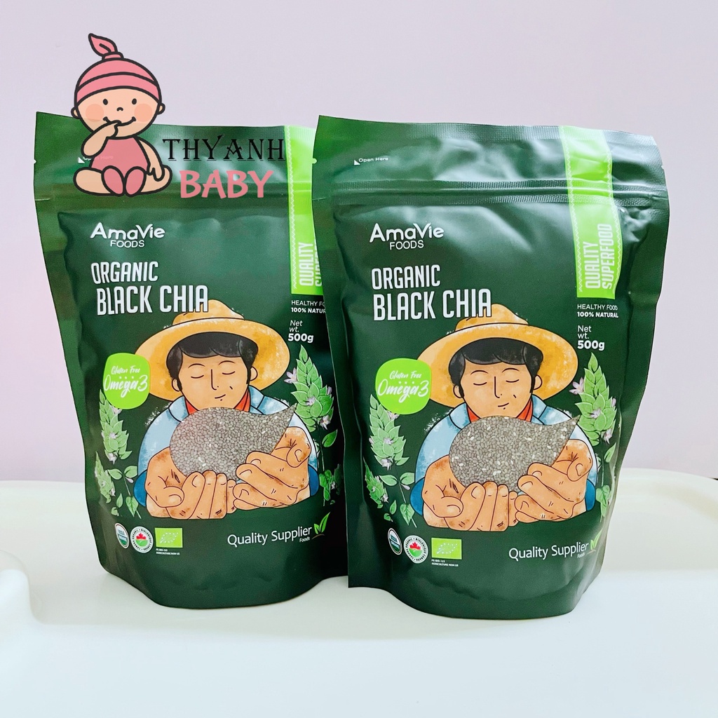 Hạt chia hữu cơ Amavie Foods 250g