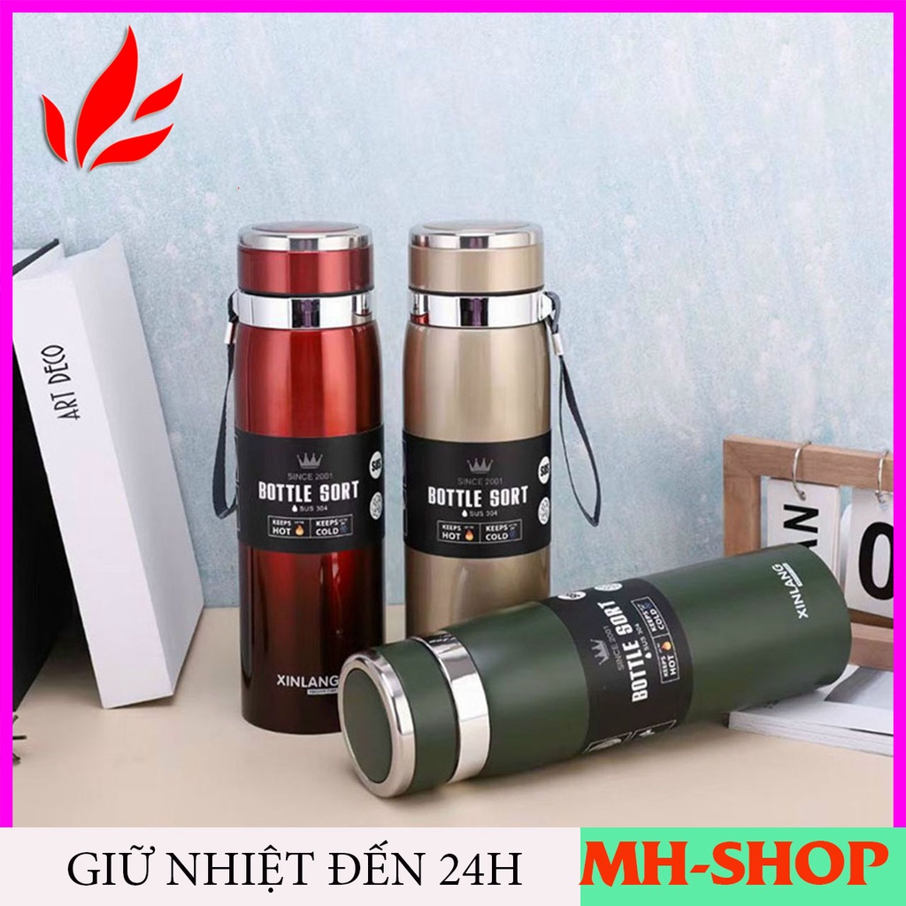 Bình giữ nhiệt 1000ml chất liệu inox 304 giữ nhiệt nóng lên đến 24H - LHC6180 - MH-SHOP