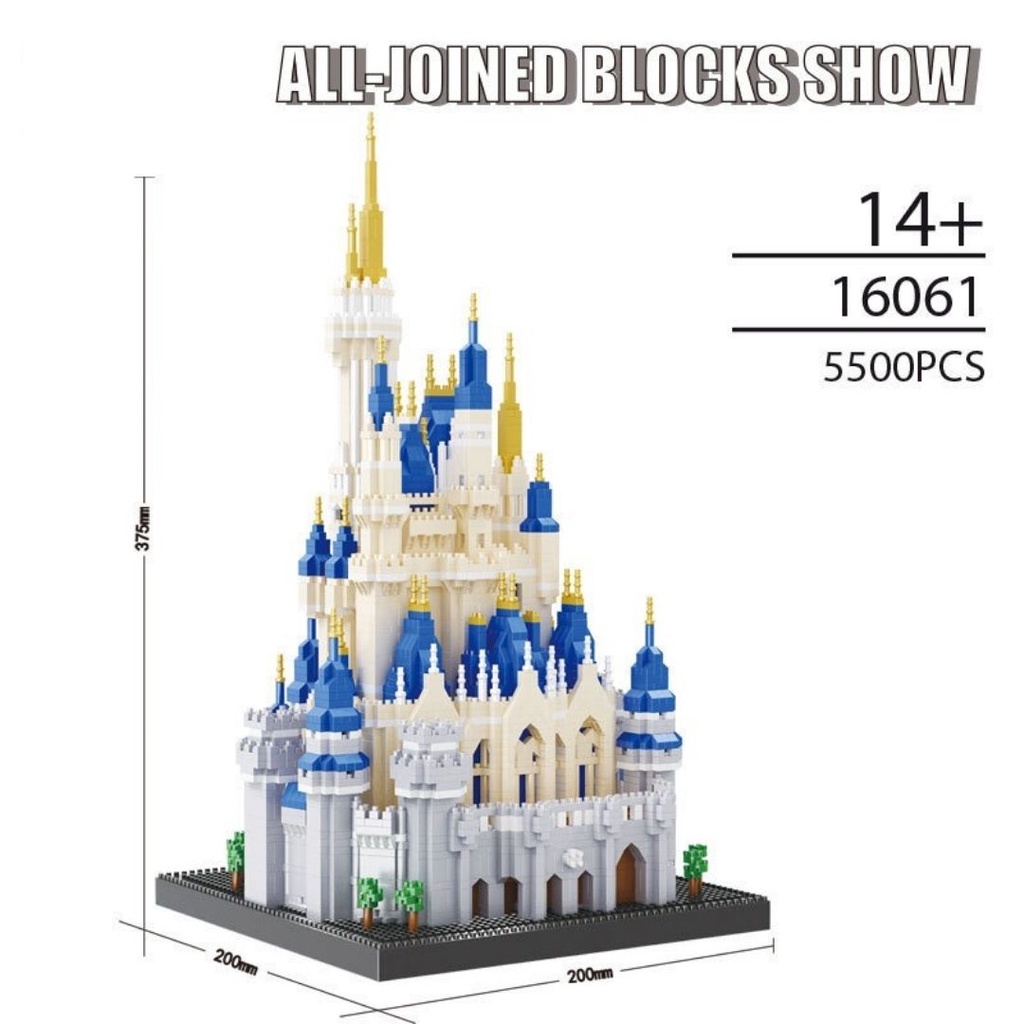 [Có sẵn] [Cực lớn 5500 chi tiết] Đồ chơi xếp hình Lego kỳ quan thế giới EASYKIDS Có sách hướng dẫn ghép City Building