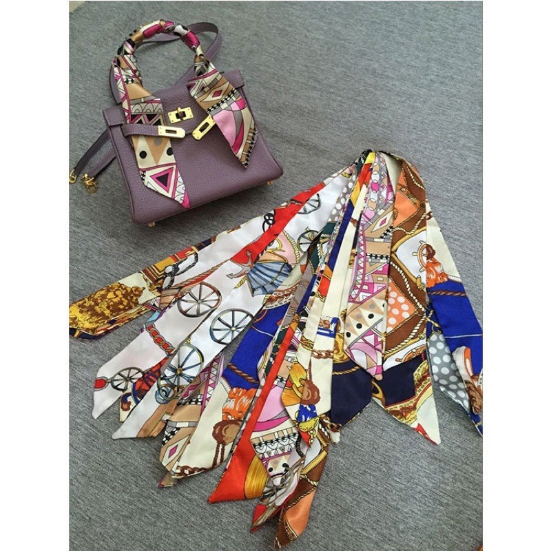 KHĂN LỤA QUẤN TÚI MÀU NGẪU NHIÊN SIÊU ĐẸP.