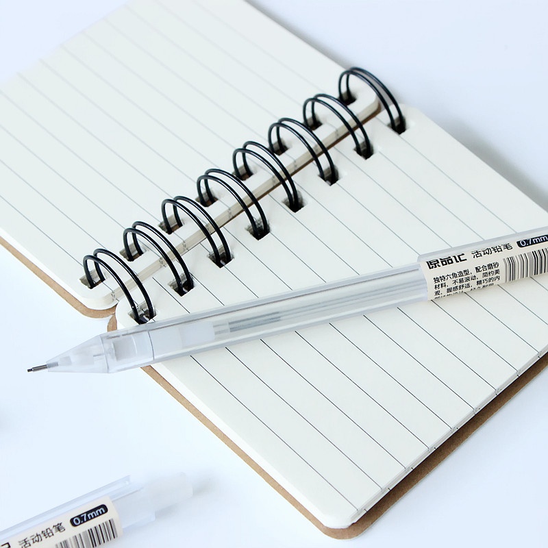 Bút chì hình lục giác trong suốt 0.7mm & 0.5mm