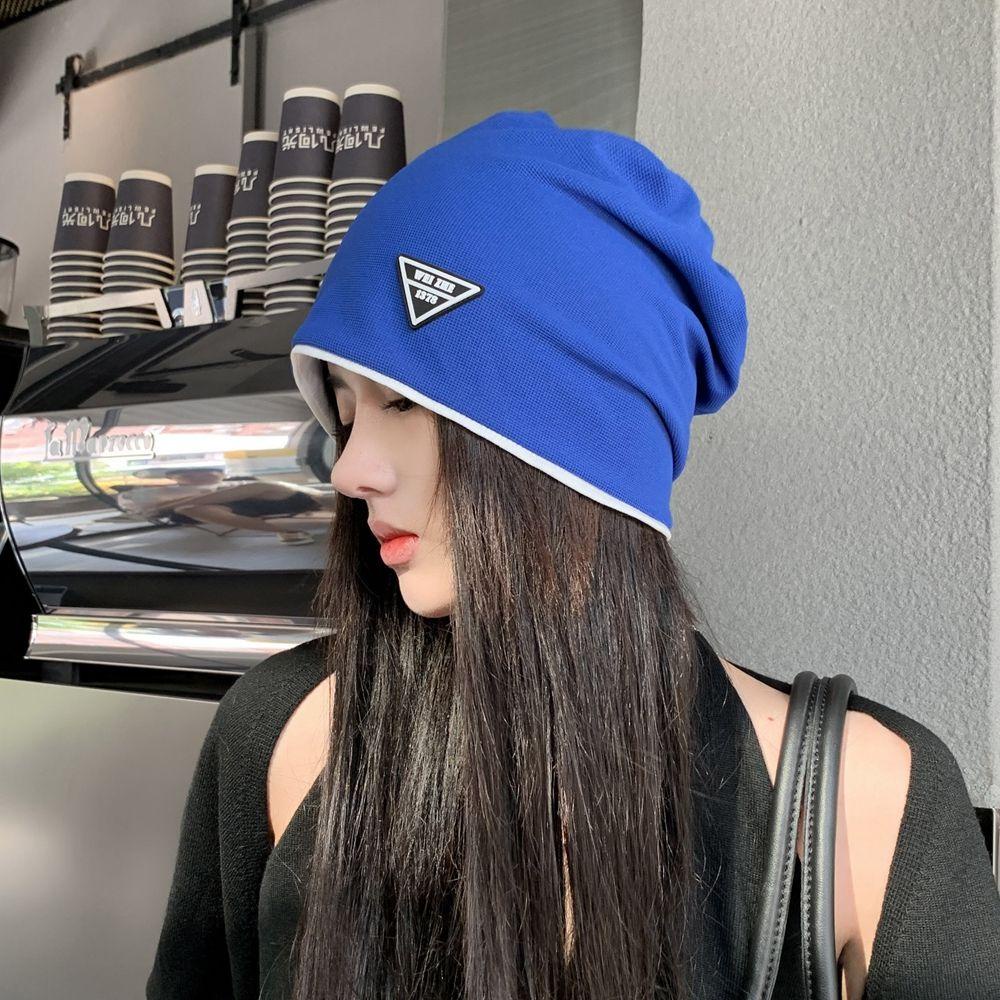 NICKOLAS Mũ Beanie Màu Trơn In Chữ Phong Cách Hàn Quốc Thời Trang Cho Nam Và Nữ