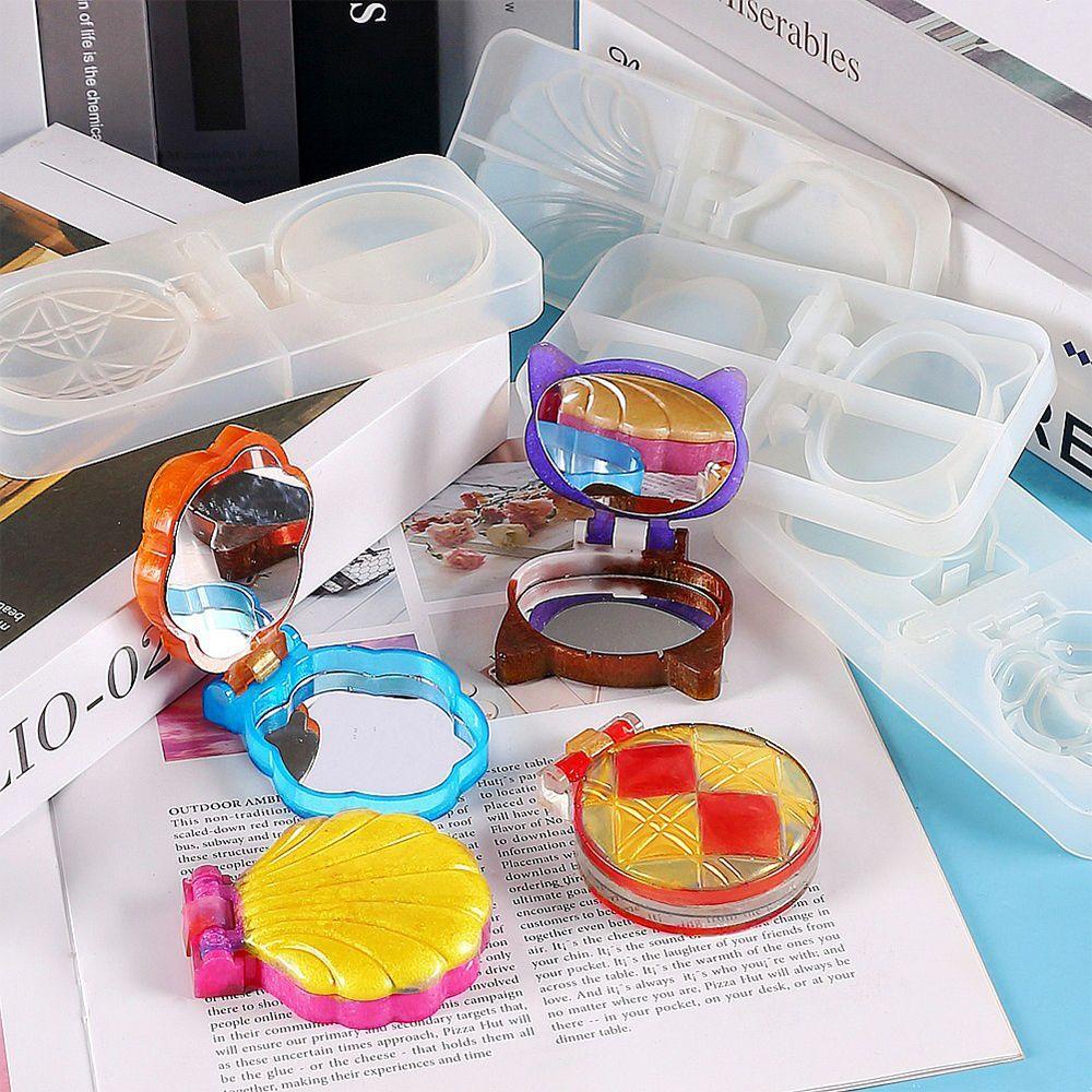 Khuôn Silicone Làm Gương Trang Điểm Thủ Công