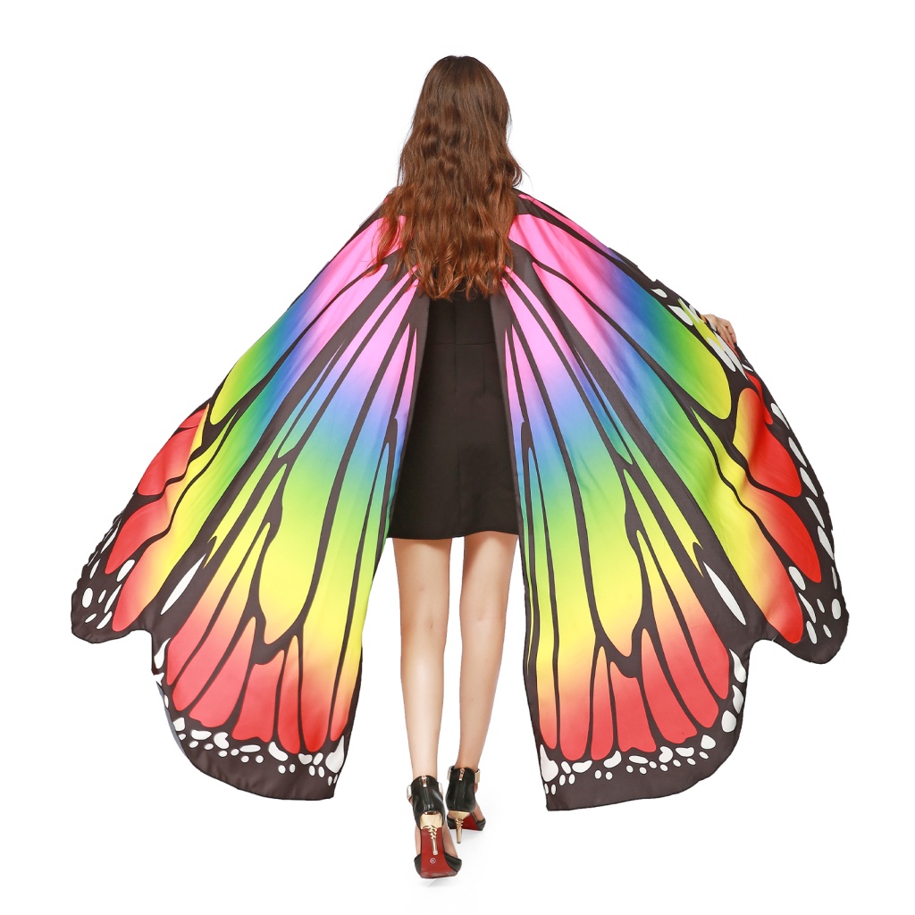 Áo Choàng Bươm Bướm Che Mặt Thoải Mái Để Biểu Diễn Múa Bụng Nhiều Phong Cách Khác Nhau Dành Cho Bạn Gái | BigBuy360 - bigbuy360.vn