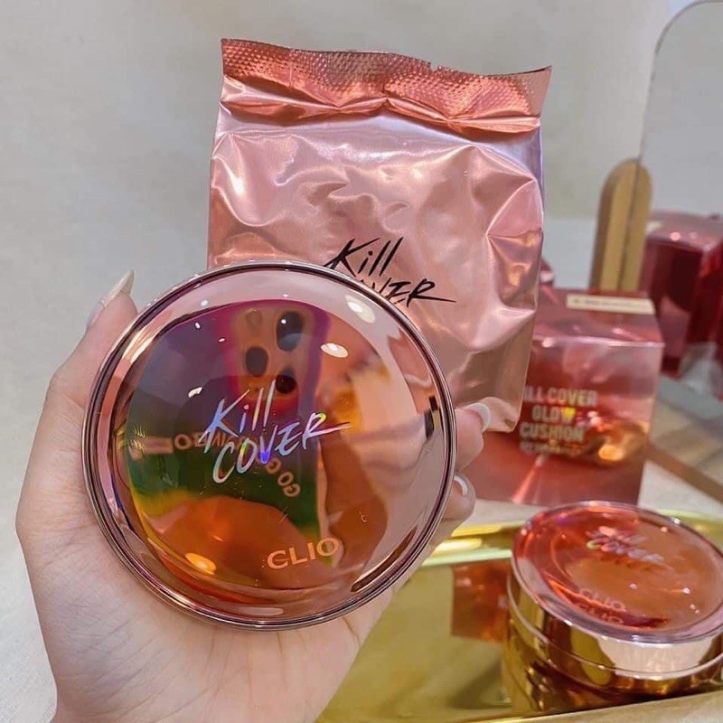 Phấn nước Cushion Kill Cover Clio Glow MỚI