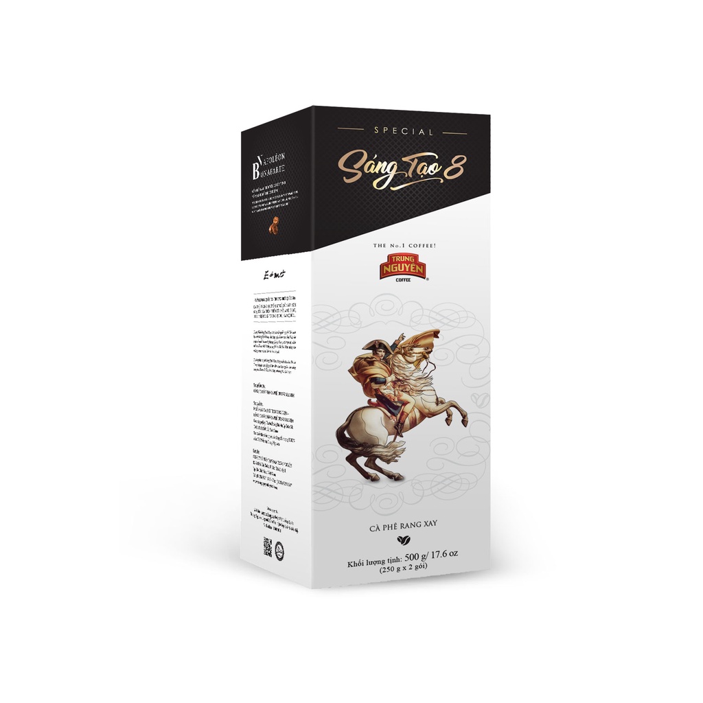 [ Trung Nguyên Legend ] Cà phê Rang Xay Sáng Tạo 8 - Trung Nguyên Legend - 500gr (Arabica, Robusta)