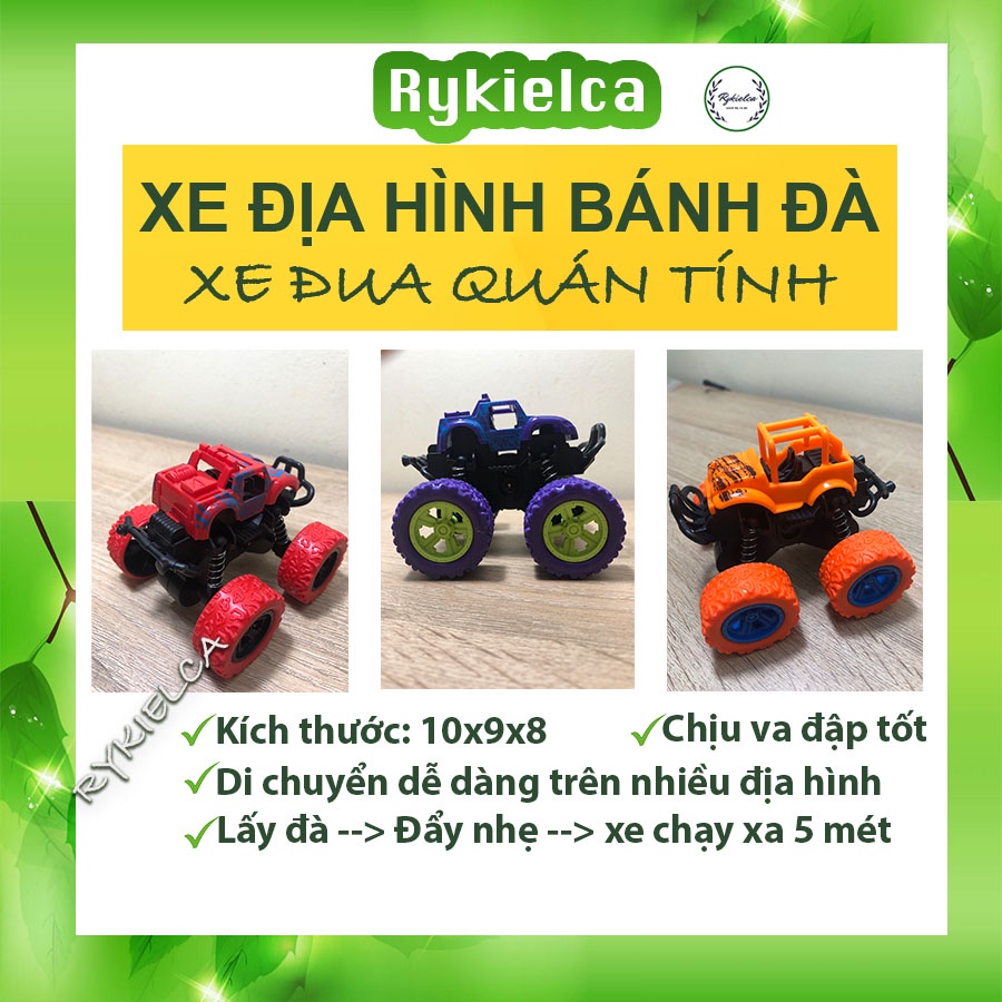 Ô TÔ ĐỊA HÌNH ĐỒ CHƠI QUÁN TÍNH, BÁNH ĐÀ CHO BÉ