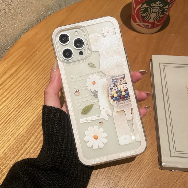 Dễ Thương Ốp Điện Thoại Mềm Hình Gấu Đáng Yêu Cho realme c53 11 10 8 7 x7 max q2 q3 pro neo 2 narzo 50i 50a c21 v13 v5 v15