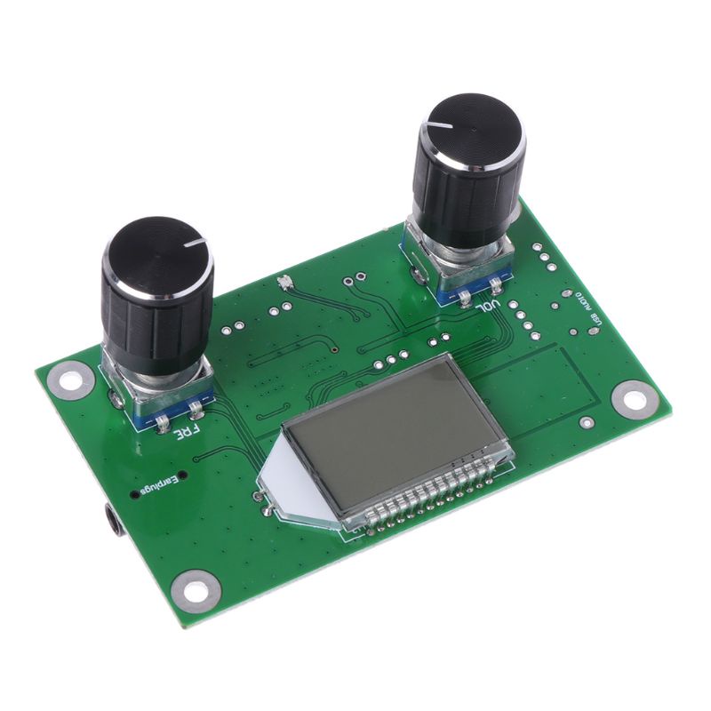 Mô-đun Nhận Tín Hiệu Radio FM 87-108MHz DSP &amp; PLL LCD + Điều Khiển Tiếp Xúc
