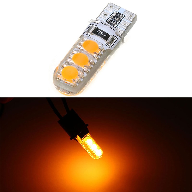 Đèn LED T10 5050 DC12V ánh sáng trắng cao cấp cho xe ô tô